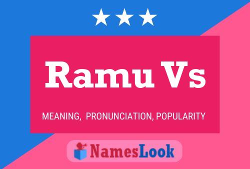 Ramu Vs Naam Poster