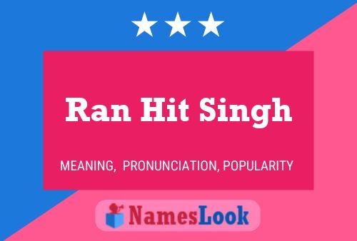 Ran Hit Singh Naam Poster