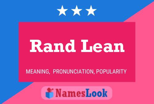 Rand Lean Naam Poster