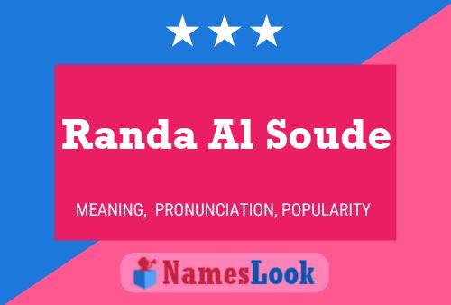 Randa Al Soude Naam Poster