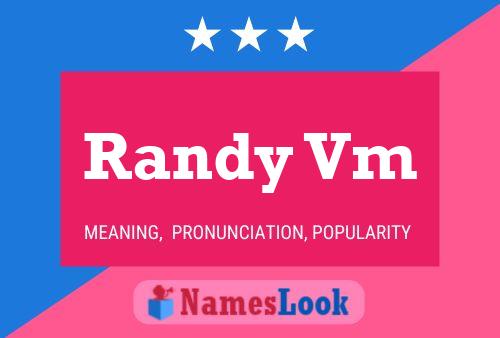 Randy Vm Naam Poster