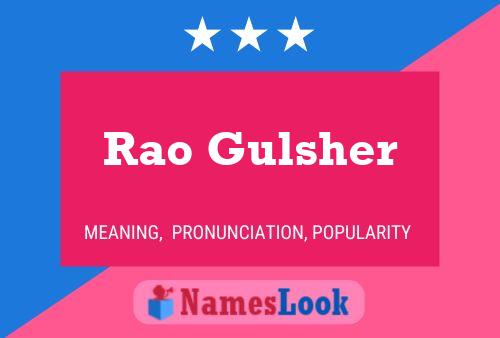 Rao Gulsher Naam Poster