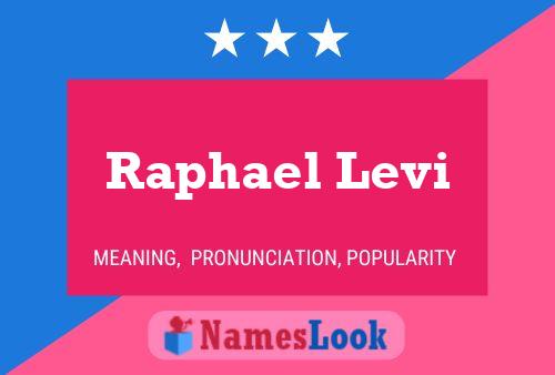 Raphael Levi Naam Poster