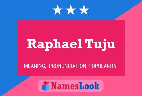 Raphael Tuju Naam Poster