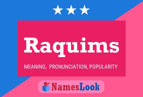 Raquims Naam Poster