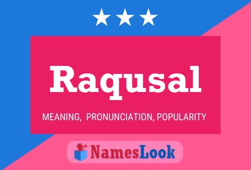 Raqusal Naam Poster