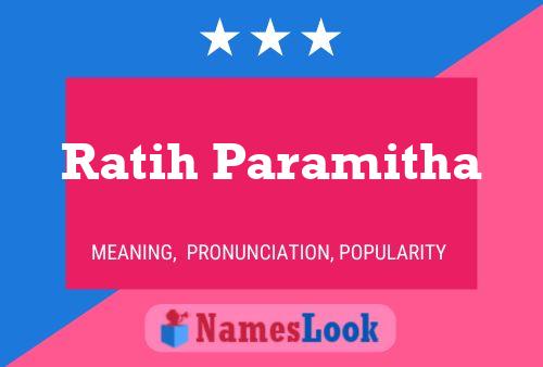 Ratih Paramitha Naam Poster