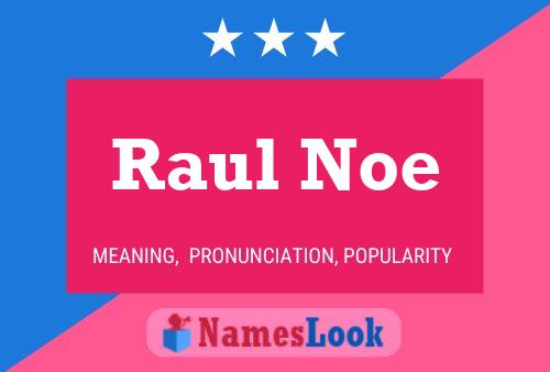 Raul Noe Naam Poster