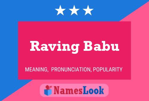 Raving Babu Naam Poster