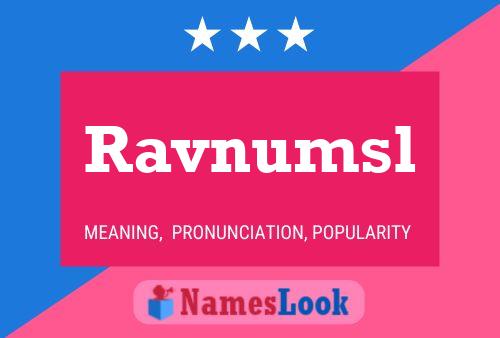 Ravnumsl Naam Poster