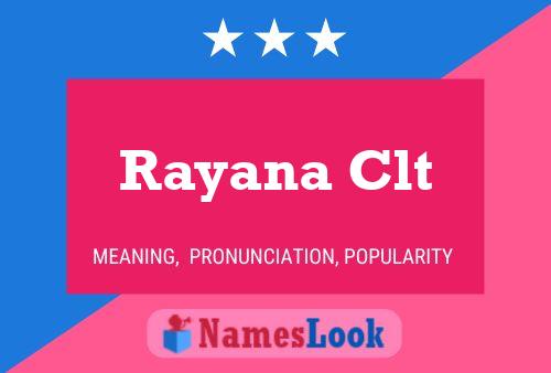 Rayana Clt Naam Poster