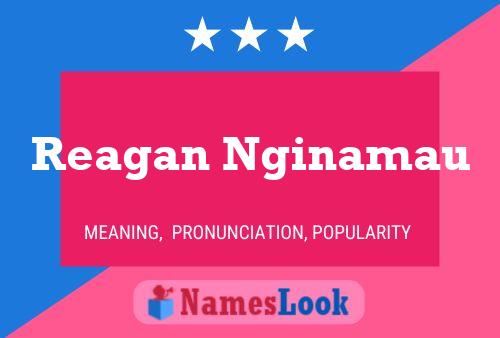 Reagan Nginamau Naam Poster