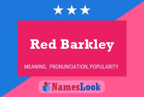 Red Barkley Naam Poster