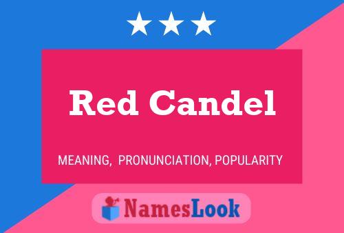 Red Candel Naam Poster