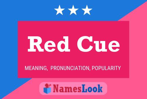 Red Cue Naam Poster