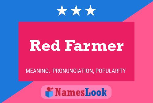 Red Farmer Naam Poster