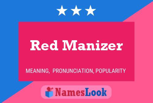 Red Manizer Naam Poster