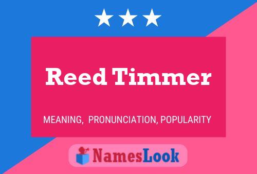 Reed Timmer Naam Poster