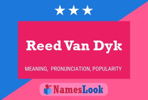 Reed Van Dyk Naam Poster