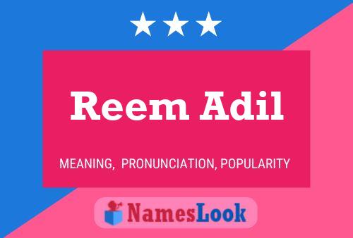 Reem Adil Naam Poster