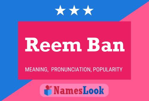 Reem Ban Naam Poster