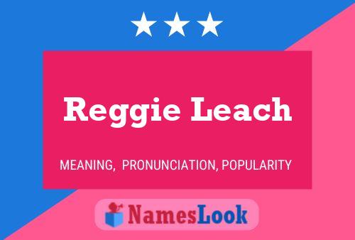 Reggie Leach Naam Poster