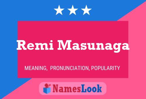 Remi Masunaga Naam Poster