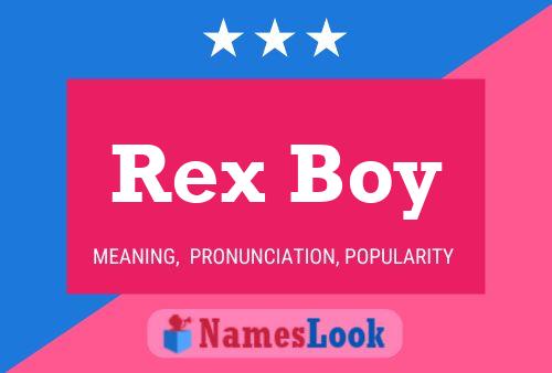 Rex Boy Naam Poster