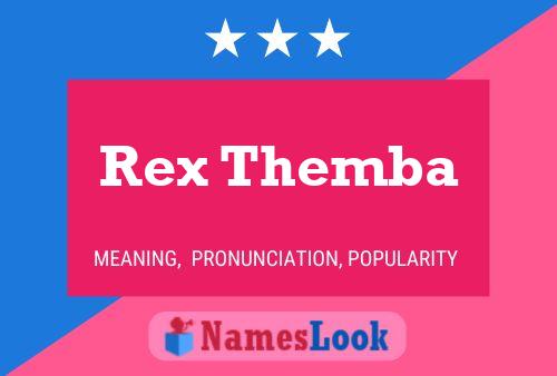 Rex Themba Naam Poster