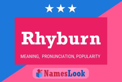 Rhyburn Naam Poster