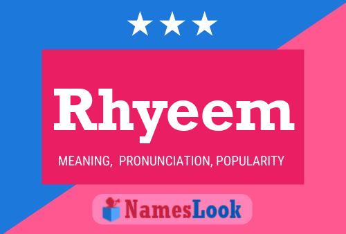 Rhyeem Naam Poster