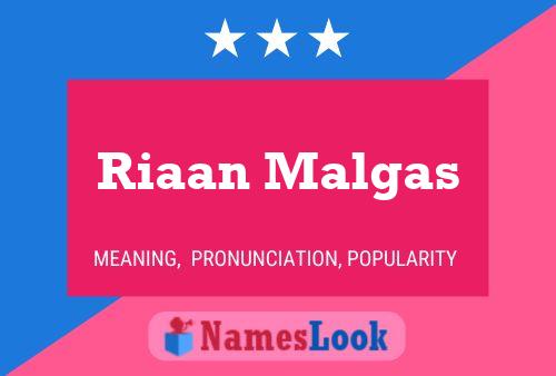 Riaan Malgas Naam Poster