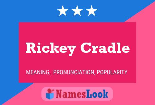 Rickey Cradle Naam Poster