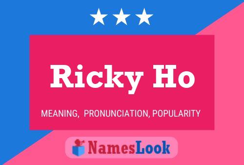 Ricky Ho Naam Poster