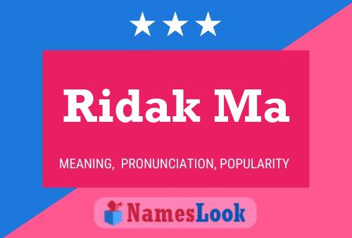 Ridak Ma Naam Poster