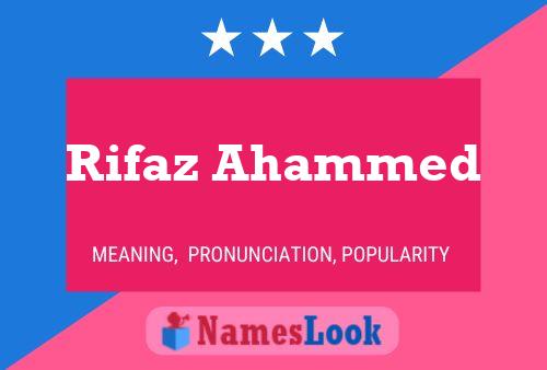 Rifaz Ahammed Naam Poster