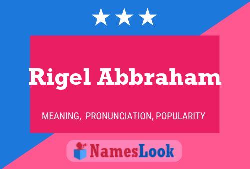 Rigel Abbraham Naam Poster