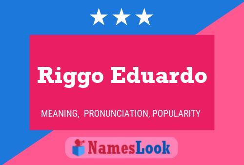 Riggo Eduardo Naam Poster