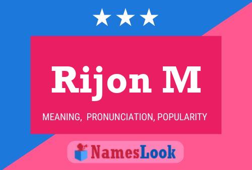 Rijon M Naam Poster