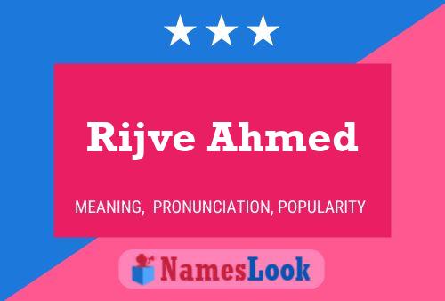 Rijve Ahmed Naam Poster