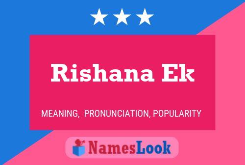 Rishana Ek Naam Poster