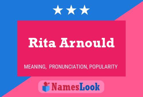 Rita Arnould Naam Poster