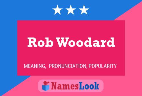 Rob Woodard Naam Poster