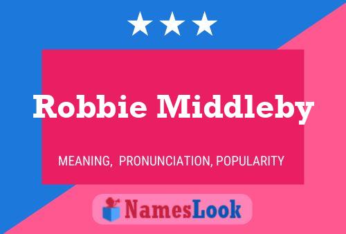 Robbie Middleby Naam Poster