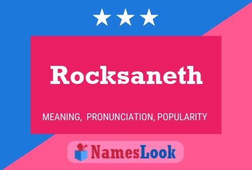 Rocksaneth Naam Poster