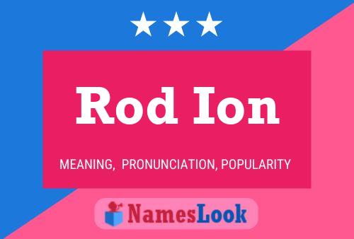 Rod Ion Naam Poster