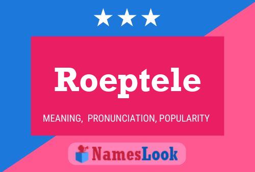 Roeptele Naam Poster