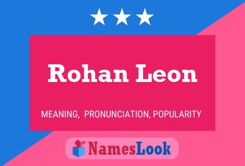 Rohan Leon Naam Poster