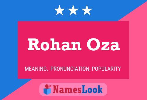 Rohan Oza Naam Poster