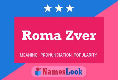 Roma Zver Naam Poster